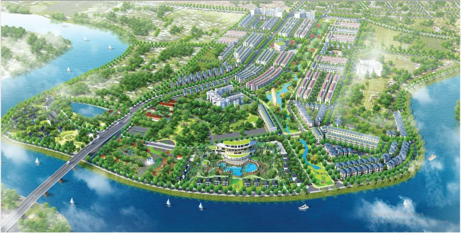 Phối cảnh Khu đô thị mới River Silk City. 