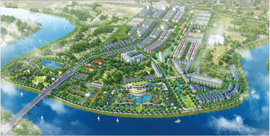 Phối cảnh Khu đô thị mới River Silk City. 