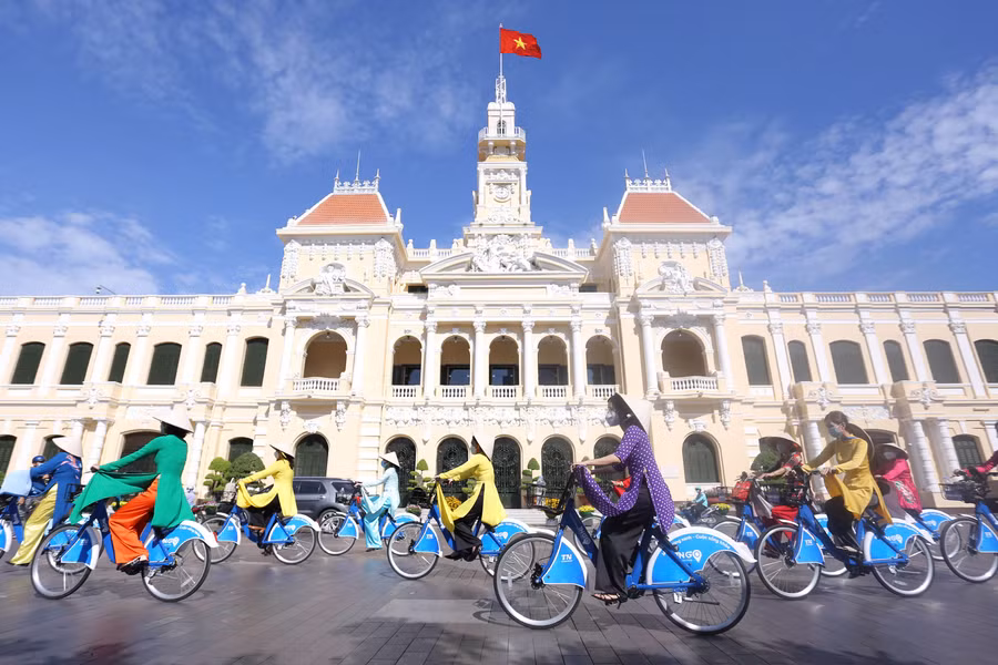 Lễ hội Áo dài TP Hồ Chí Minh được tổ chức thường niên từ 2014 đến nay. Ảnh: BTC