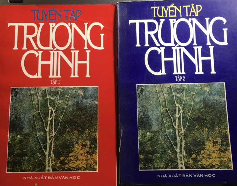 Tuyển tập Trương Chính (2 tập) do NXB Văn học ấn hành. Ảnh tư liệu.