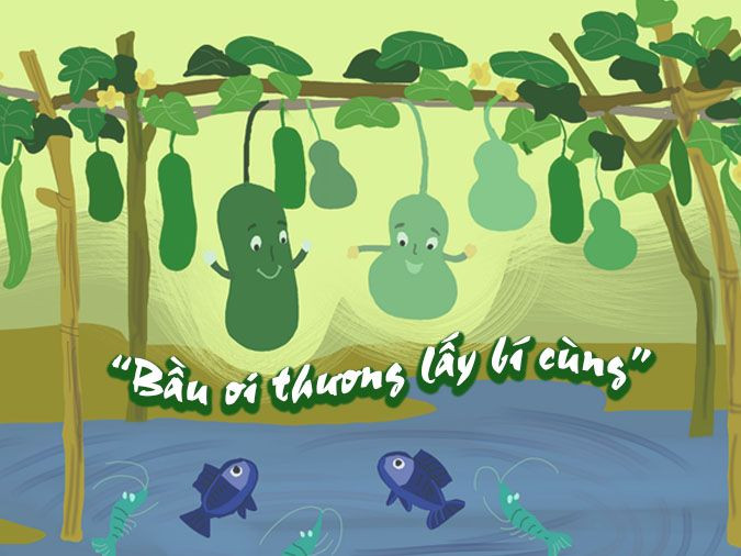 Chúng ta đi vào giấc mơ, khi mẹ ru: &apos;Bầu ơi thương lấy bí cùng/ Tuy rằng khác giống nhưng chung một giàn&apos;. Ảnh minh họa: INT.