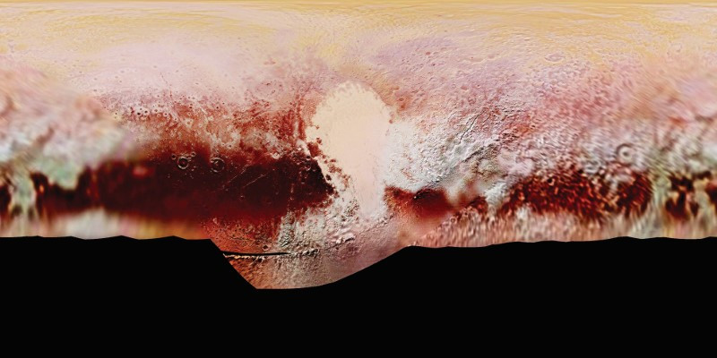 Cận cảnh “trái tim” Tombaugh Regio. Cận cảnh “trái tim” Tombaugh Regio.