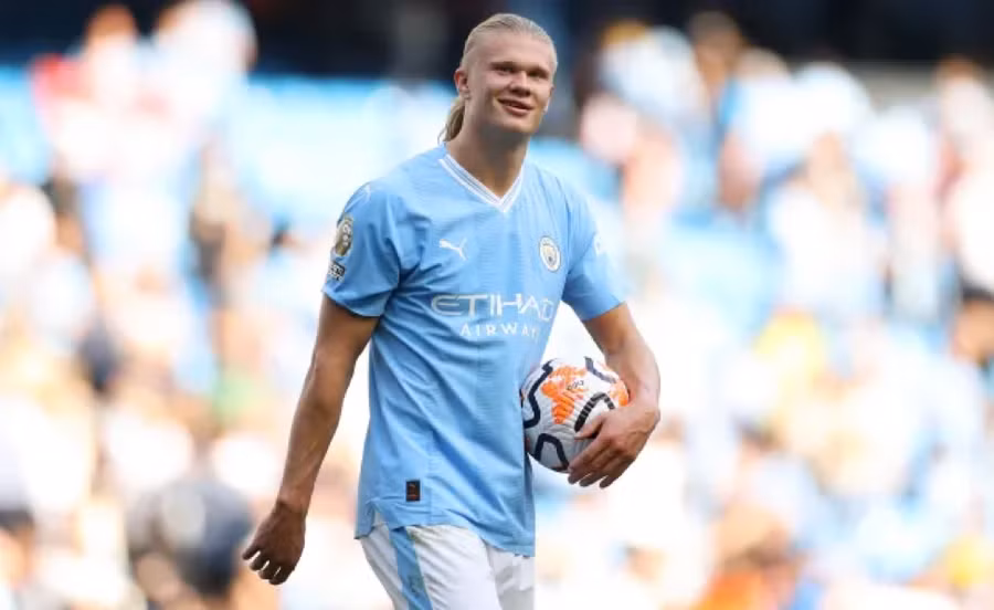 Haaland đã ghi 6 bàn qua 4 trận đầu tiên của Ngoại hạng Anh mùa này.