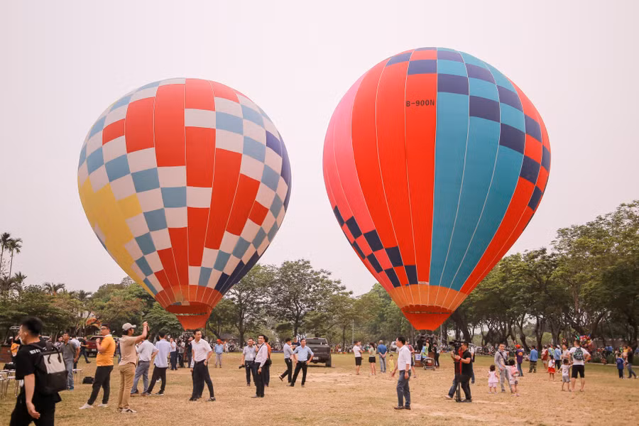 Lễ hội Khinh khí cầu Quốc tế năm 2023 với chủ đề: 'Huế - Nét đẹp Cố đô' (Ảnh: Hoàng Hải).