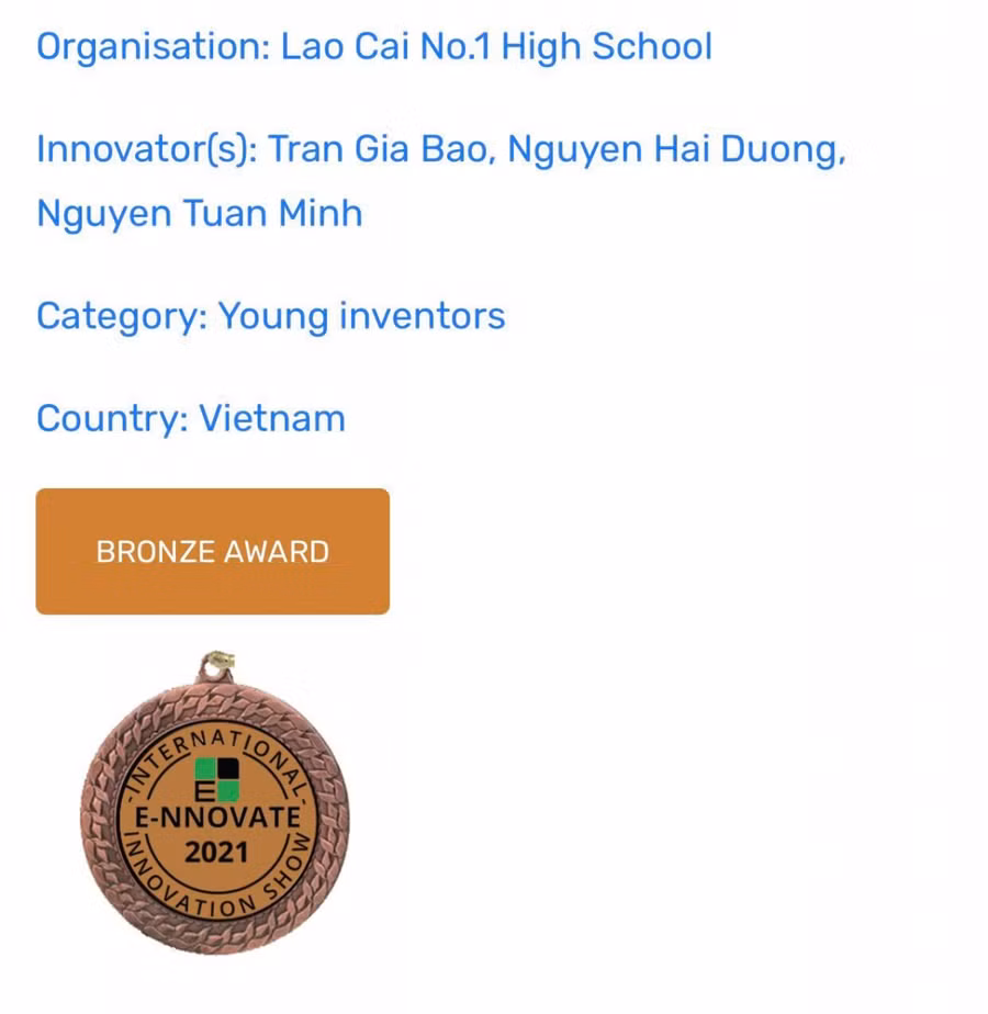 HCĐ của nhóm học sinh