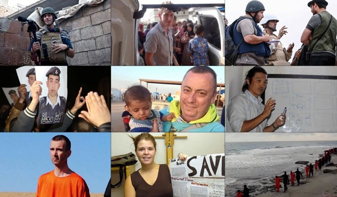 Những con tin người nước ngoài đã bị IS hành quyết dã man. Ảnh: Washington Post