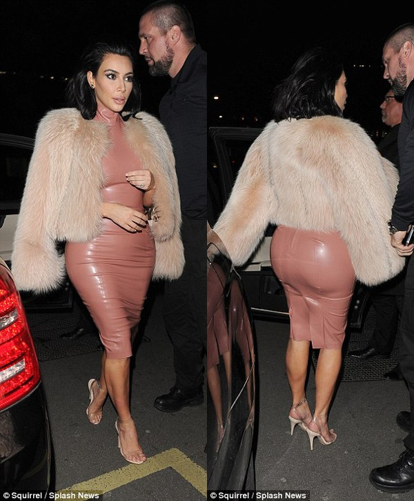 Kim “siêu vòng 3” bị chế nhạo khi mặc váy bó sát ảnh 4