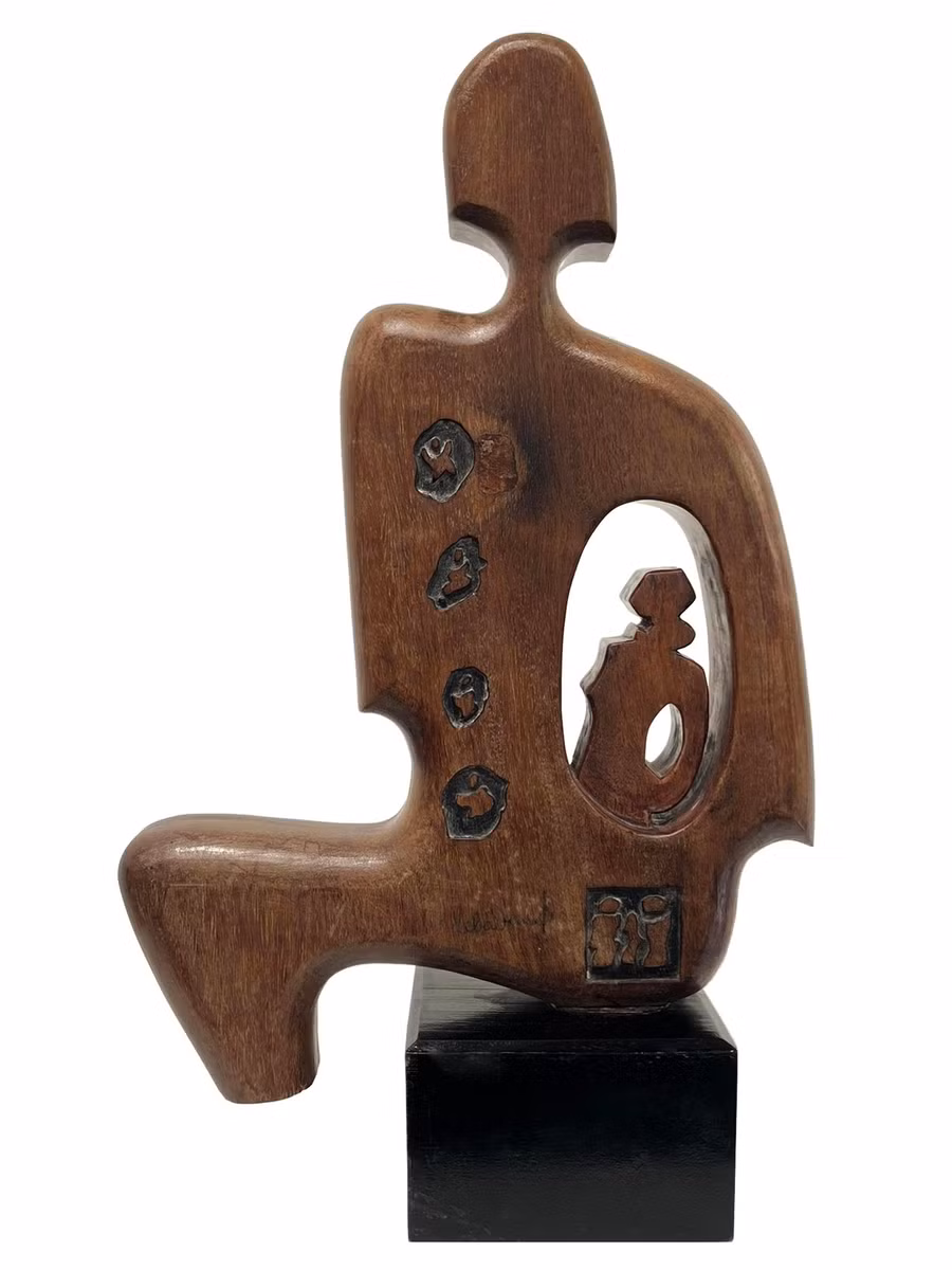 Một tác phẩm trong triển lãm 'Địa hình huyền bí'.