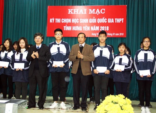 Hưng Yên khai mạc Kỳ thi chọn học sinh giỏi Quốc gia THPT năm 2018