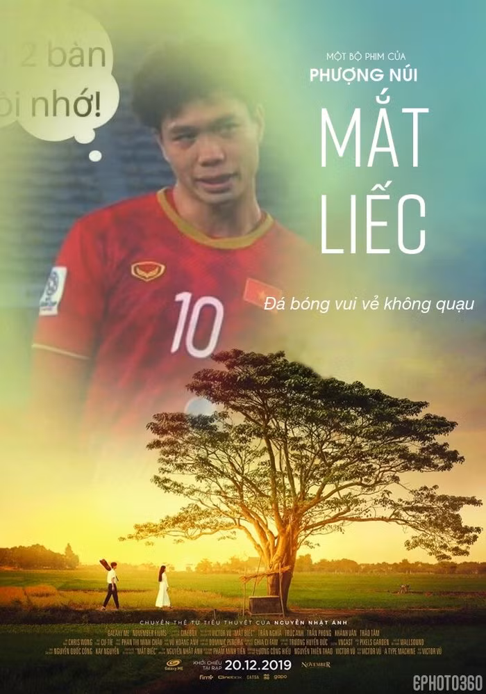  Khuôn mặt đầy biểu cảm của Công Phượng trở thành niềm cảm hứng chế ảnh của cư dân mạng.