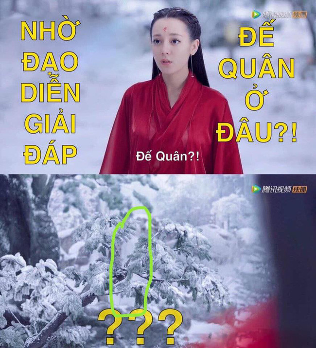 Nhặt sạn ở "Tam sinh tam thế Chẩm thượng thư": Địch Lệ Nhiệt Ba chào Cao Vỹ Quang nhưng người lại biến mất - Ảnh 2. Nhặt sạn ở "Tam sinh tam thế Chẩm thượng thư": Địch Lệ Nhiệt Ba chào Cao Vỹ Quang nhưng người lại biến mất - Ảnh 2.