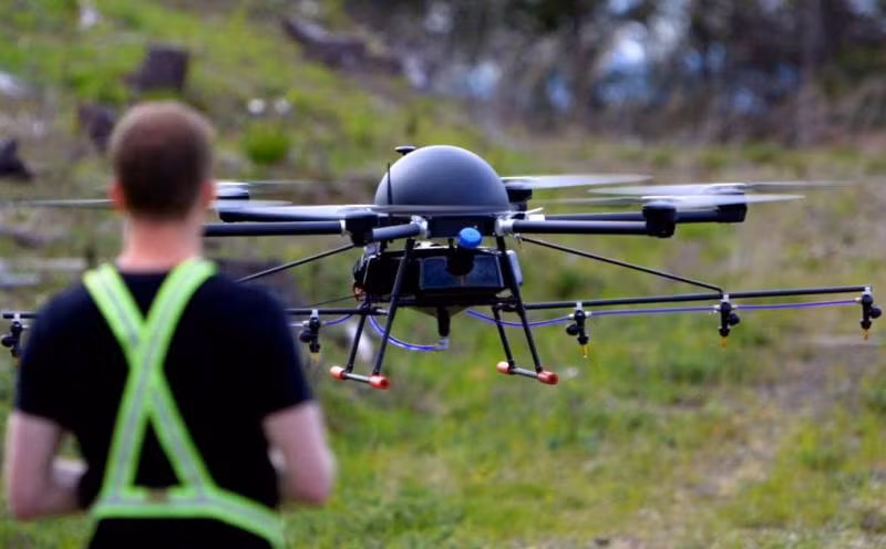 Mỹ ra mắt máy bay không người lái trồng cây