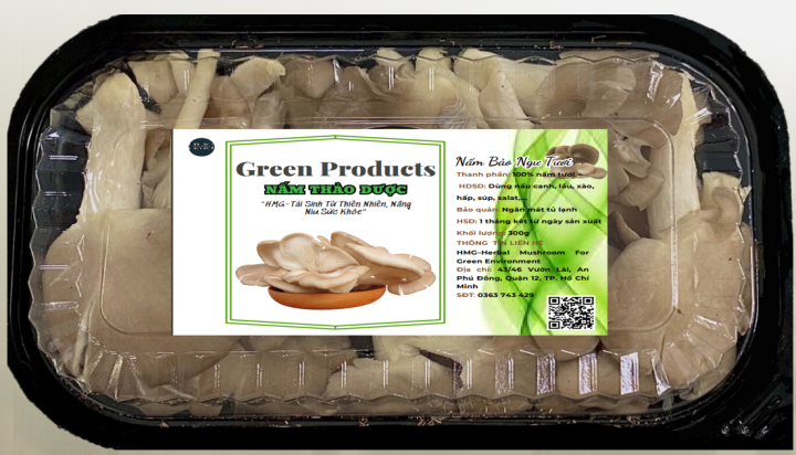 Nấm bào ngư thảo dược của nhóm bán trên các sàn thương mại điện tử. Nấm bào ngư thảo dược của nhóm bán trên các sàn thương mại điện tử.