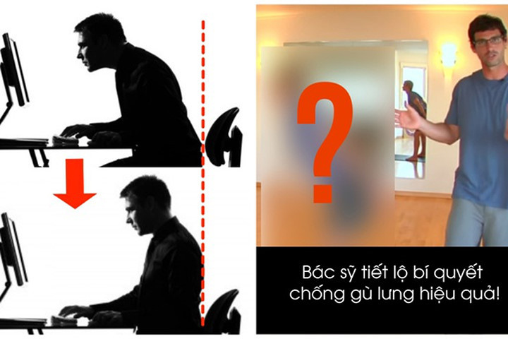 Bài tập chống gù lưng cho dân văn phòng