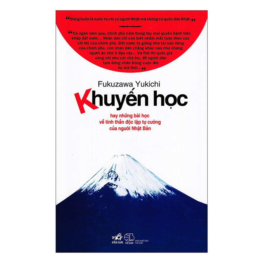 Tác phẩm 'Khuyến học' của Fukuzawa Yukichi. Ảnh: INT