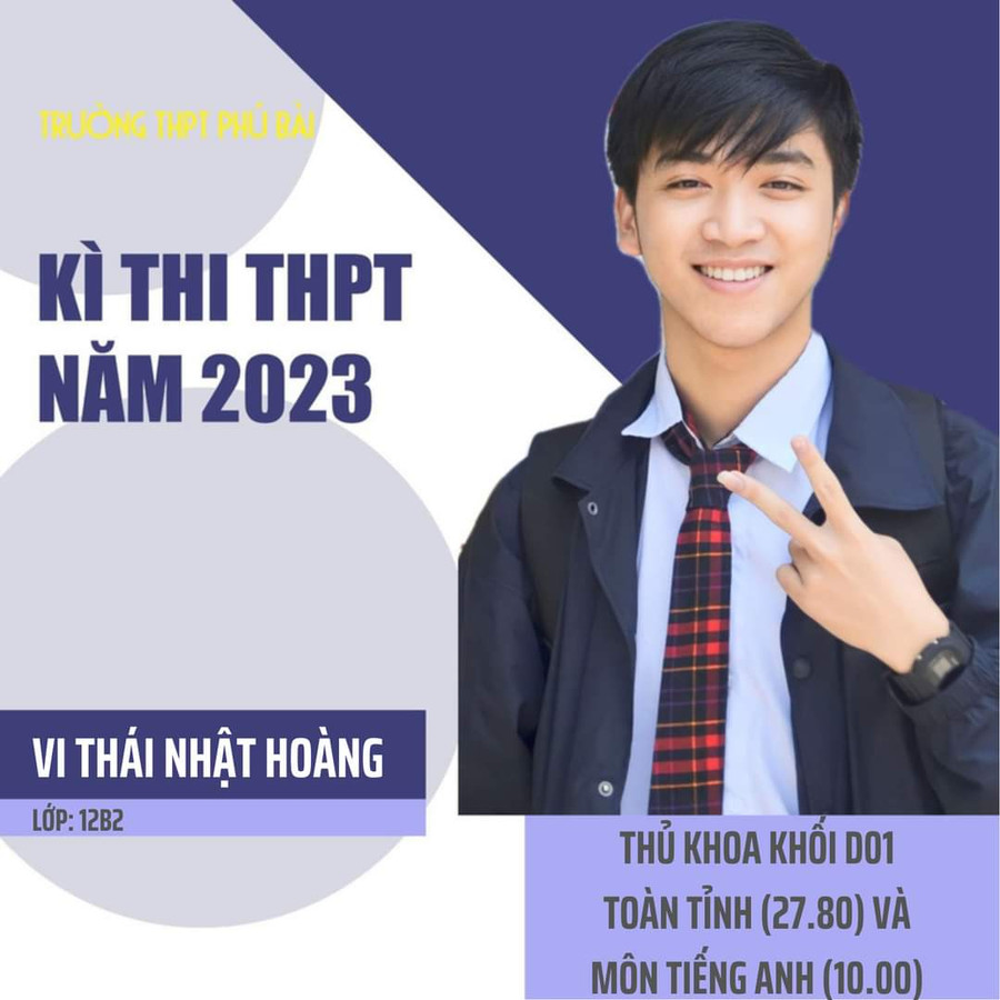 Nhật Hoàng đạt 10 điểm tuyệt đối môn tiếng Anh trong Kỳ thi tốt nghiệp THPT 2023. Nhật Hoàng đạt 10 điểm tuyệt đối môn tiếng Anh trong Kỳ thi tốt nghiệp THPT 2023.