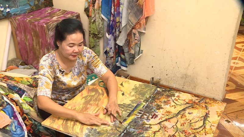 Họa sĩ Trần Thanh Thục.