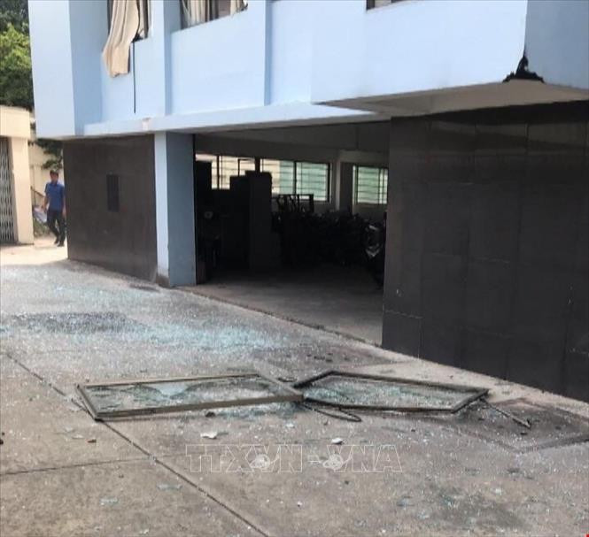 Công an Bình Dương thông tin ban đầu về vụ nổ tại trụ sở Cục Thuế tỉnh ảnh 1 Chú thích ảnh