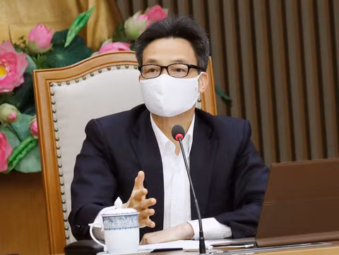 Phó Thủ tướng Vũ Đức Đam phát biểu tại cuộc họp hôm 5/3. Ảnh: VGP.