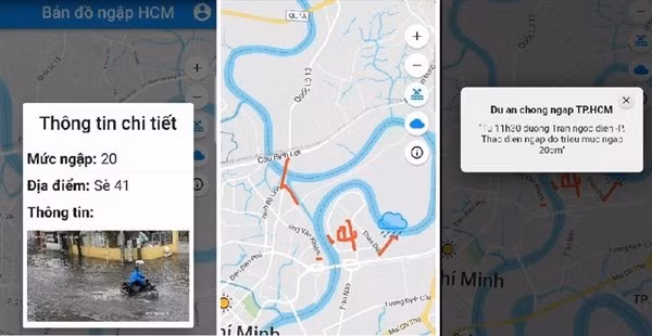 Cảnh báo ngập trên thiết bị di động ảnh 1