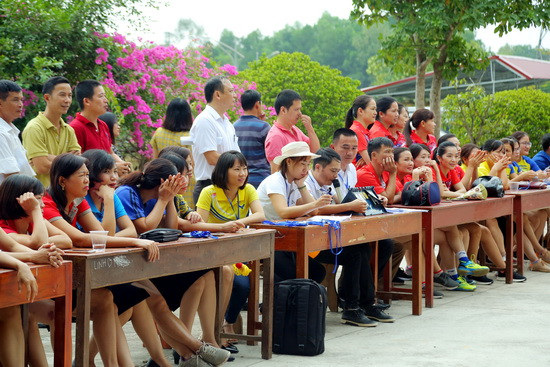 Giải đấu thu hút được sự quan tâm, cổ vũ từ đông đảo cán bộ, nhà giáo, người lao động ngành Giáo dục Thái Nguyên
