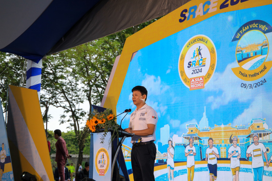 Ông Nguyễn Thanh Đề - Vụ trưởng Vụ Giáo dục thể chất (Bộ GD&ĐT) phát biểu tại chương trình. Ông Nguyễn Thanh Đề - Vụ trưởng Vụ Giáo dục thể chất (Bộ GD&ĐT) phát biểu tại chương trình.