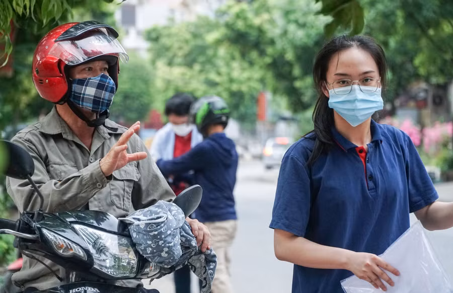 TS dự Kỳ thi tốt nghiệp THPT đợt 1 ở tỉnh Hưng Yên. Ảnh: Lê Hùng.