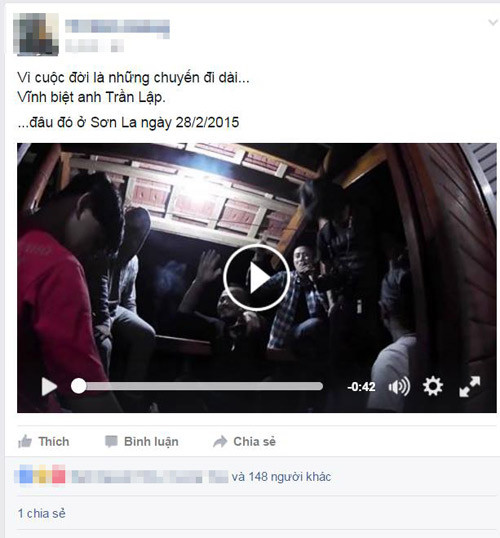 Cộng đồng mạng thương tiếc để tang ca sĩ Trần Lập ảnh 2 cong dong mang thuong tiec de tang ca si tran lap - 2