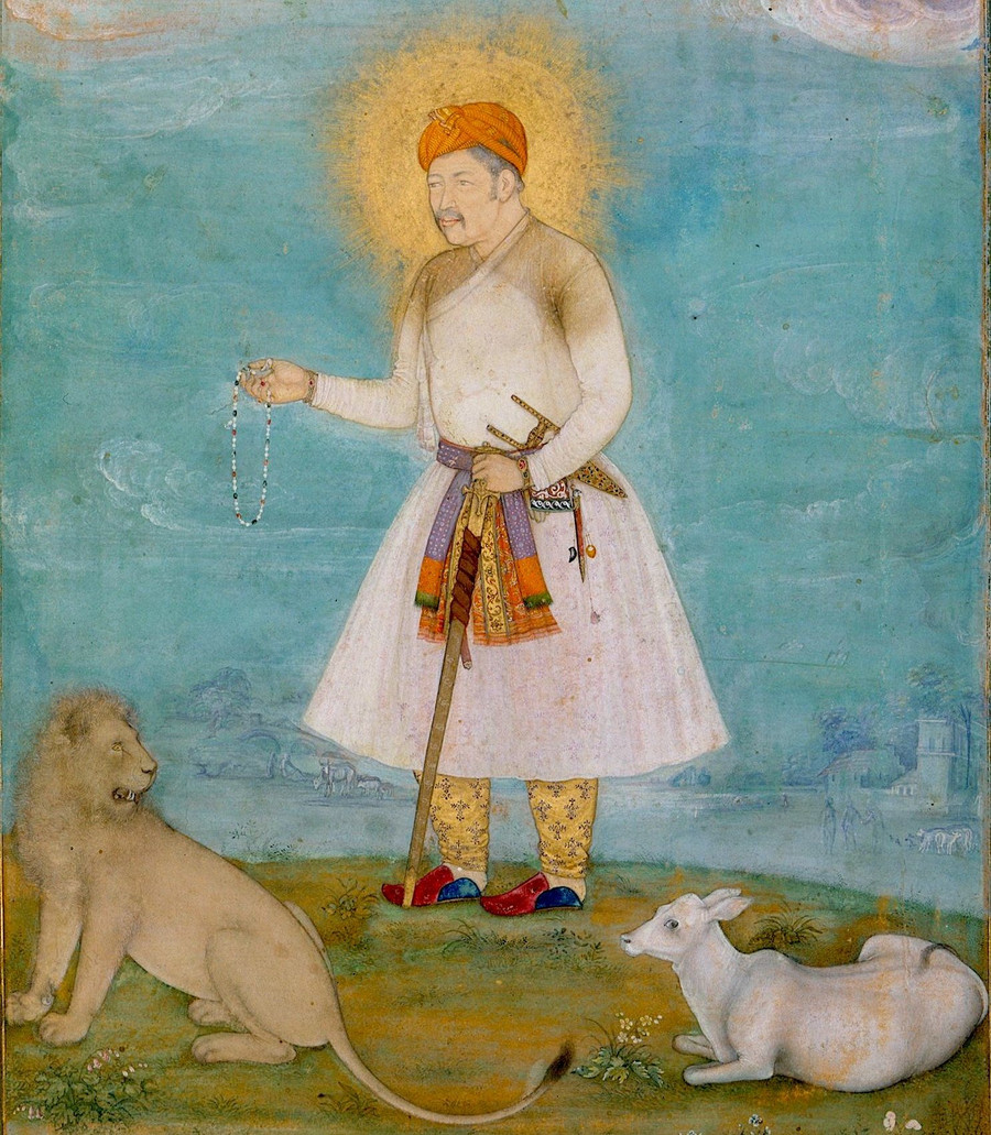 Hoàng đế Mughal Akbar, người ra lệnh viết biên niên sử Mughal. Ảnh: Atlasobscura.com