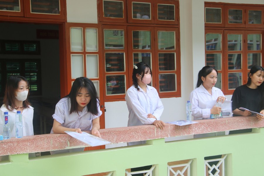 Đa số các em đều trong tâm thế tự tin và thoải mái.