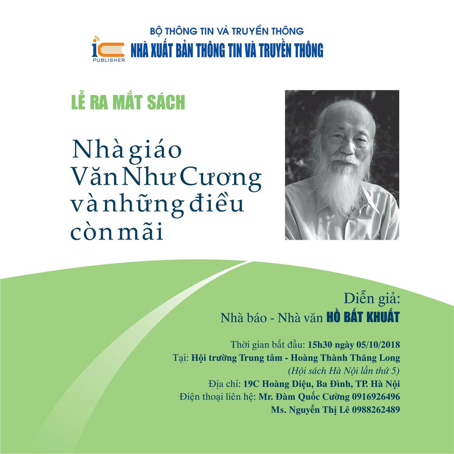 Cuốn sách sẽ ra mắt nhân dịp Hội sách Hà Nội