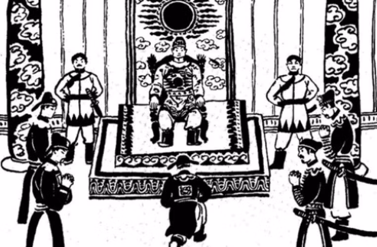 Từ một chú lính, Nguyễn Toàn An dự cuộc làm thơ hội Tao Đàn và thi đỗ Bảng nhãn (minh họa).