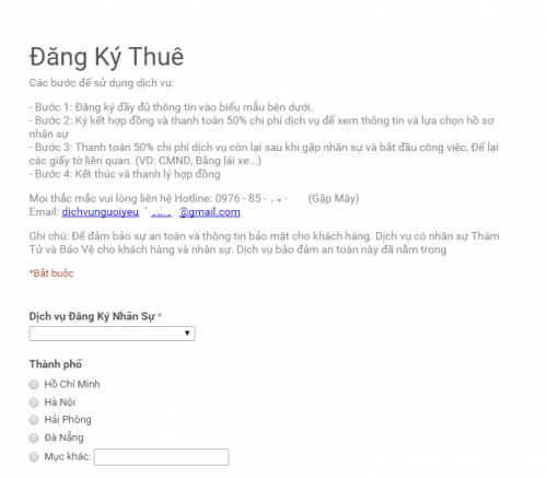 Tết Nguyên đán 2016: Thuê 