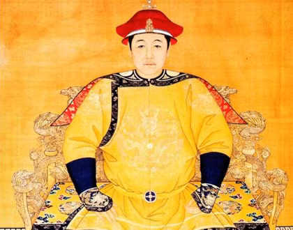 Tranh chân dung Hoàng đế Thuận Trị - cha ruột của Khang Hi đế. (Ảnh: Nguồn Baidu).