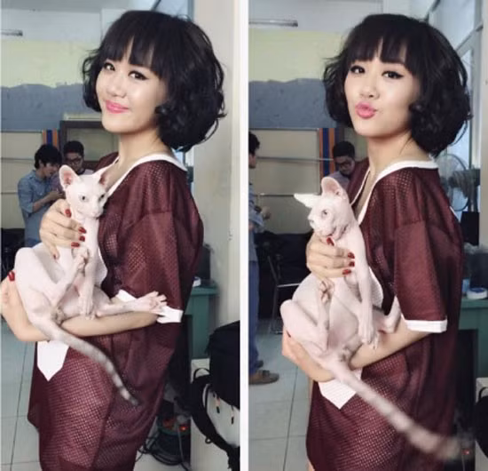 Màu của bộ quần áo ca sĩ 9X diện là màu sắc trang phục quen thuộc của các cụ già. Màu của bộ quần áo ca sĩ 9X diện là màu sắc trang phục quen thuộc của các cụ già.