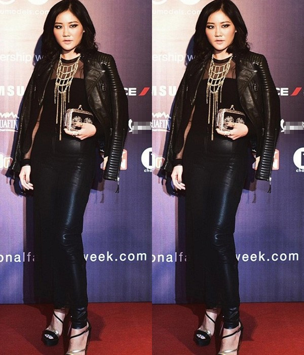 Cây đồ da già dặn không phù hợp với độ tuổi của Văn Mai Hương. Bên cạnh đó, kiểu tóc và cách trang điểm đậm đà khiến cô trở nên dữ dằn. Cây đồ da già dặn không phù hợp với độ tuổi của Văn Mai Hương. Bên cạnh đó, kiểu tóc và cách trang điểm đậm đà khiến cô trở nên dữ dằn.