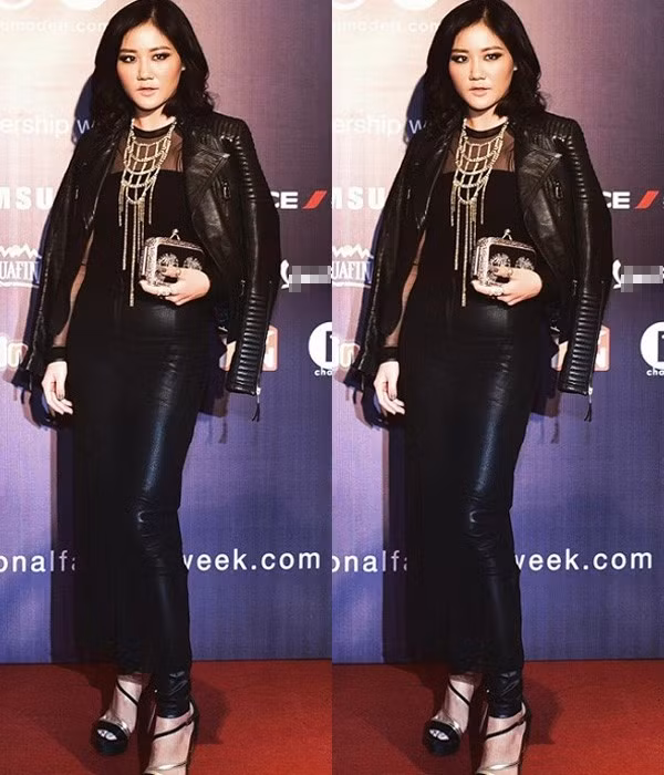 Cây đồ da già dặn không phù hợp với độ tuổi của Văn Mai Hương. Bên cạnh đó, kiểu tóc và cách trang điểm đậm đà khiến cô trở nên dữ dằn. Cây đồ da già dặn không phù hợp với độ tuổi của Văn Mai Hương. Bên cạnh đó, kiểu tóc và cách trang điểm đậm đà khiến cô trở nên dữ dằn.