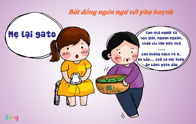 Điểm khác biệt thú vị giữa cha mẹ và con cái