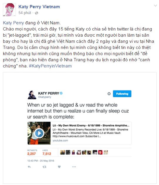 Fan Việt xôn xao khi Katy Perry đăng ảnh giống như đang ở Ninh Thuận - Ảnh 2. Fan Việt xôn xao khi Katy Perry đăng ảnh giống như đang ở Ninh Thuận - Ảnh 2.