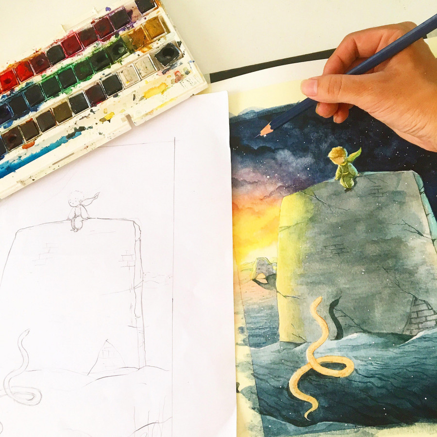 Minh họa của họa sĩ Nguyễn Thành Vũ