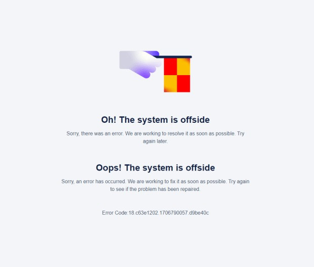 Trang web của Madrid bị sập sau thông báo. Trang web của Madrid bị sập sau thông báo.