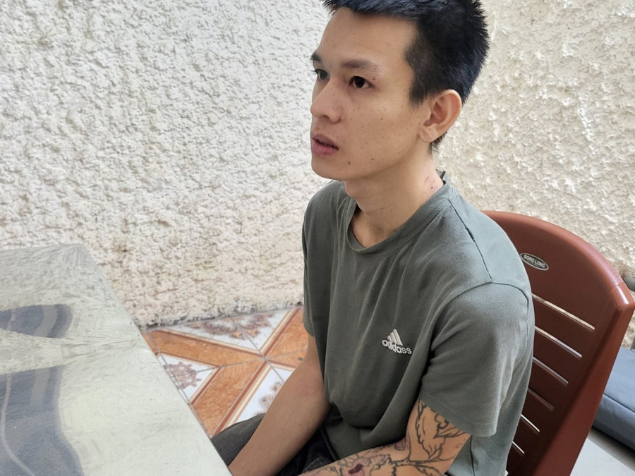 Trần Trọng Gia bảo tại cơ quan Công an. Trần Trọng Gia bảo tại cơ quan Công an.