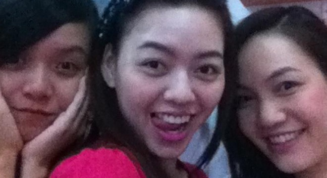 Chị gái mặn mà, em gái đẹp như hot girl của Vũ Hoàng Điệp