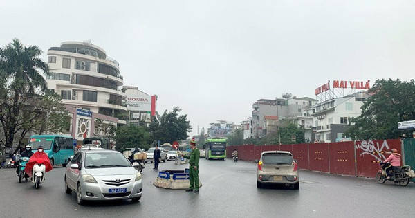 Phương án mới phân luồng giao thông trên đường Âu Cơ tại Hà Nội.
