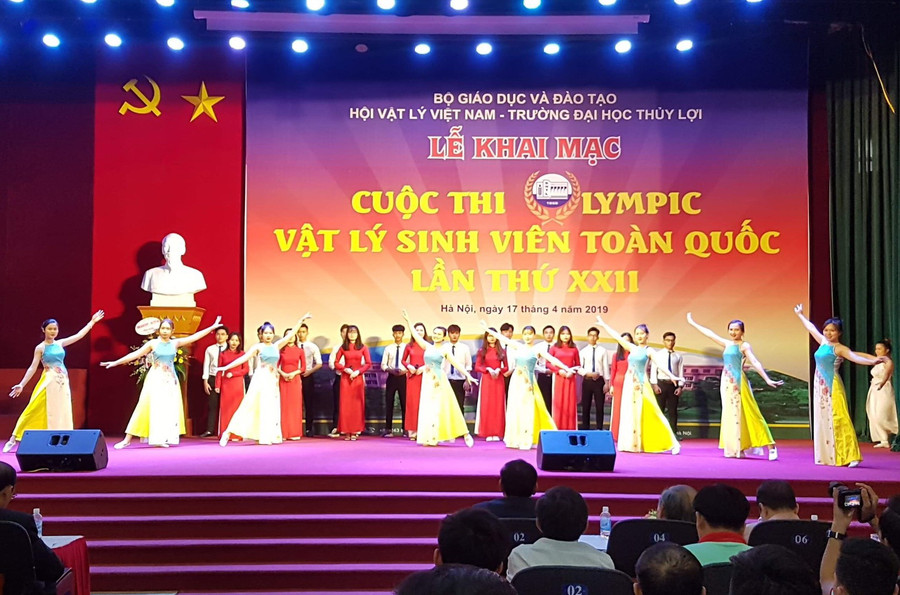 Lễ khai mạc cuộc thi Olympic Vật lý Sinh viên toàn quốc lần thứ XXII - Năm 2019 Lễ khai mạc cuộc thi Olympic Vật lý Sinh viên toàn quốc lần thứ XXII - Năm 2019