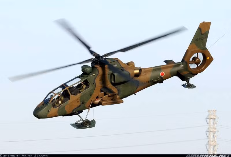 Trực thăng Kawasaki OH-1 Ninja của Nhật. Trực thăng Kawasaki OH-1 Ninja của Nhật.