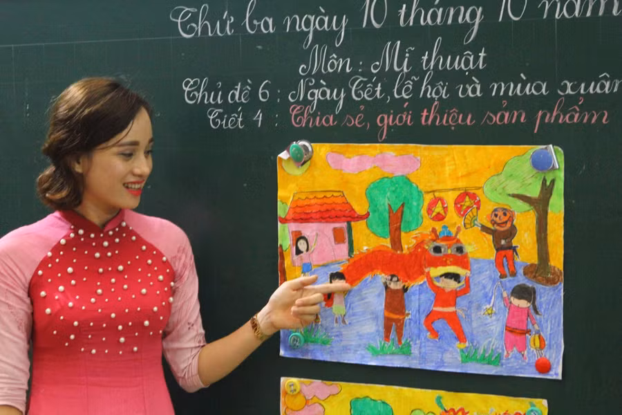 GV Mĩ thuật phải là người "thổi hồn" cho môn học. (ảnh minh họa) GV Mĩ thuật phải là người "thổi hồn" cho môn học. (ảnh minh họa)