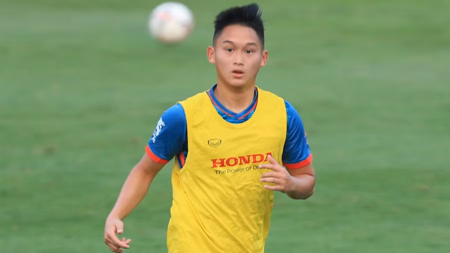 Andrej Nguyễn An Khánh trong màu áo U23 Việt Nam.