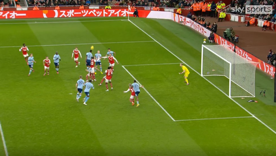 Trọng tài VAR không kẻ vạch việt vị khiến Arsenal nhận bàn thua oan. Trọng tài VAR không kẻ vạch việt vị khiến Arsenal nhận bàn thua oan.