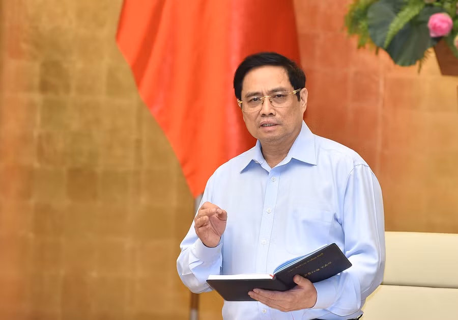 Thủ tướng Phạm Minh Chính. Ảnh: VGP/Nhật Bắc.
